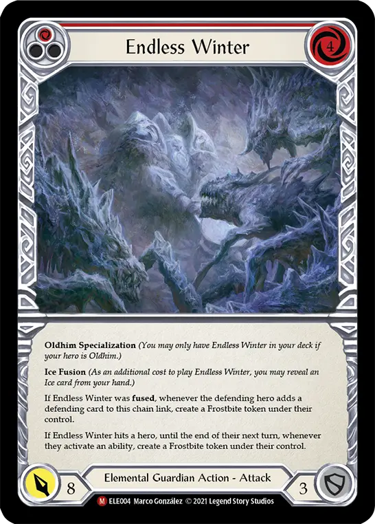 Endless Winter — Tales of Aria — Rainbow Foil