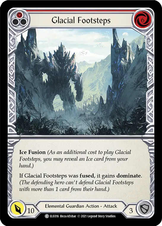 Glacial Footsteps — Tales of Aria — Rainbow Foil