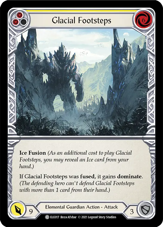 Glacial Footsteps — Tales of Aria — Rainbow Foil