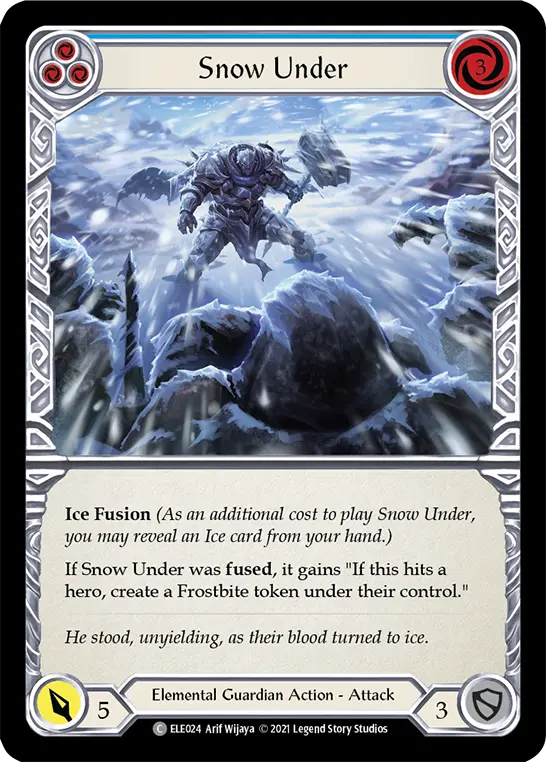 Snow Under — Tales of Aria — Rainbow Foil