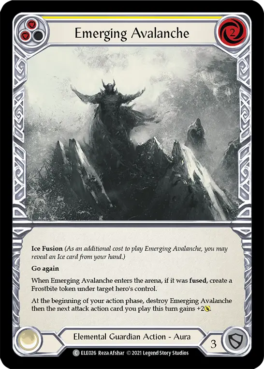 Emerging Avalanche — Tales of Aria — Rainbow Foil