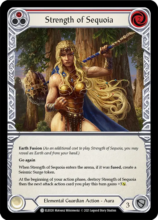 Strength of Sequoia — Tales of Aria — Rainbow Foil