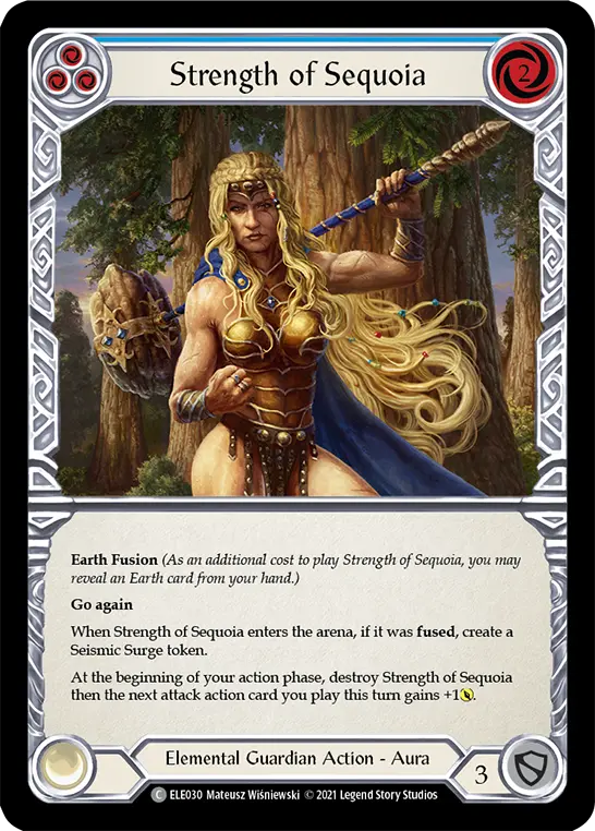 Strength of Sequoia — Tales of Aria — Rainbow Foil