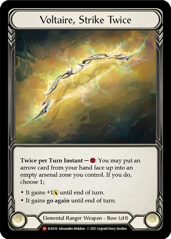 Voltaire, Strike Twice — Tales of Aria — Cold Foil