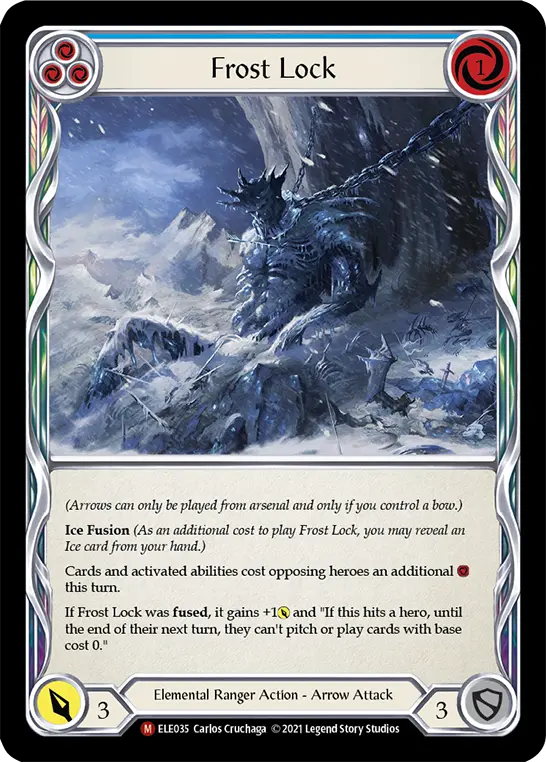 Frost Lock — Tales of Aria — Rainbow Foil