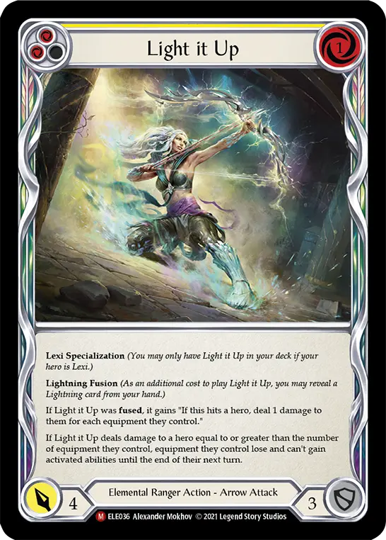 Light it Up — Tales of Aria — Rainbow Foil