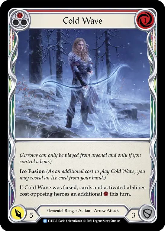 Cold Wave — Tales of Aria — Rainbow Foil