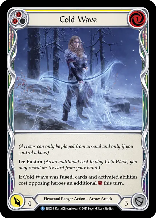 Cold Wave — Tales of Aria — Rainbow Foil