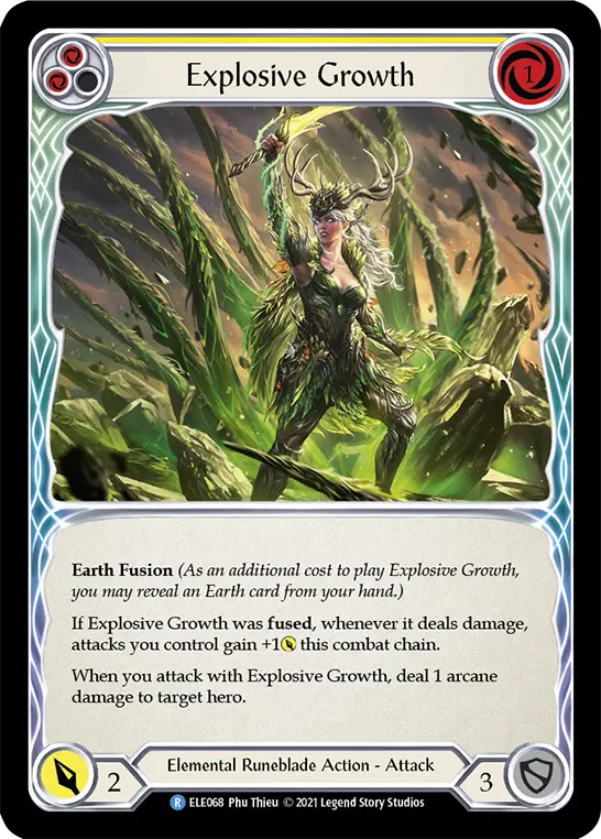 Explosive Growth — Tales of Aria — Rainbow Foil