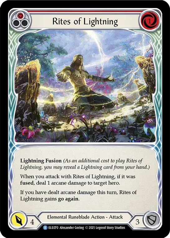 Rites of Lightning — Tales of Aria — Rainbow Foil