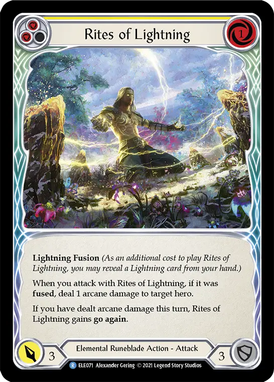 Rites of Lightning — Tales of Aria — Rainbow Foil