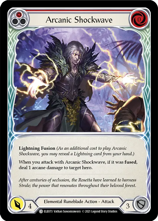 Arcanic Shockwave — Tales of Aria — Rainbow Foil