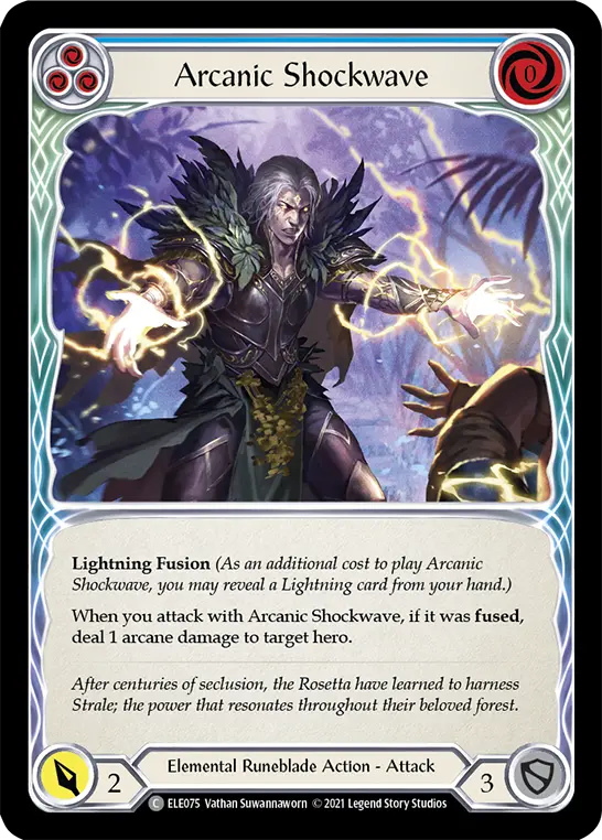 Arcanic Shockwave — Tales of Aria — Rainbow Foil