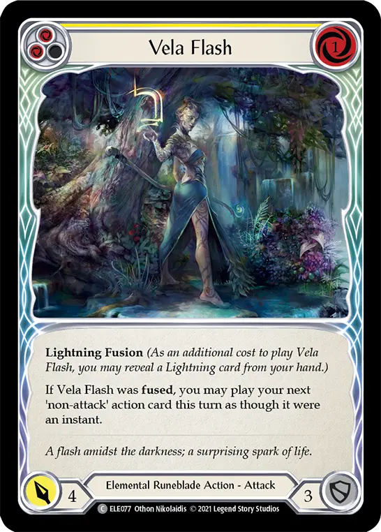 Vela Flash — Tales of Aria — Rainbow Foil