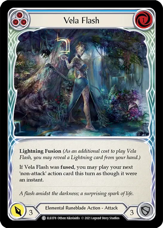 Vela Flash — Tales of Aria — Rainbow Foil
