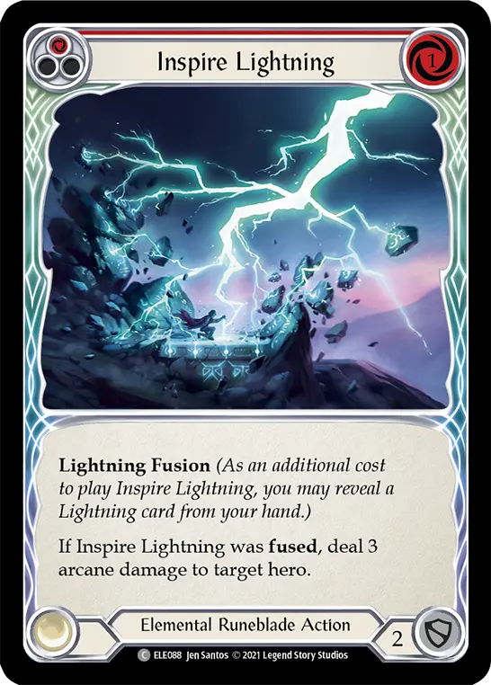 Inspire Lightning — Tales of Aria — Rainbow Foil