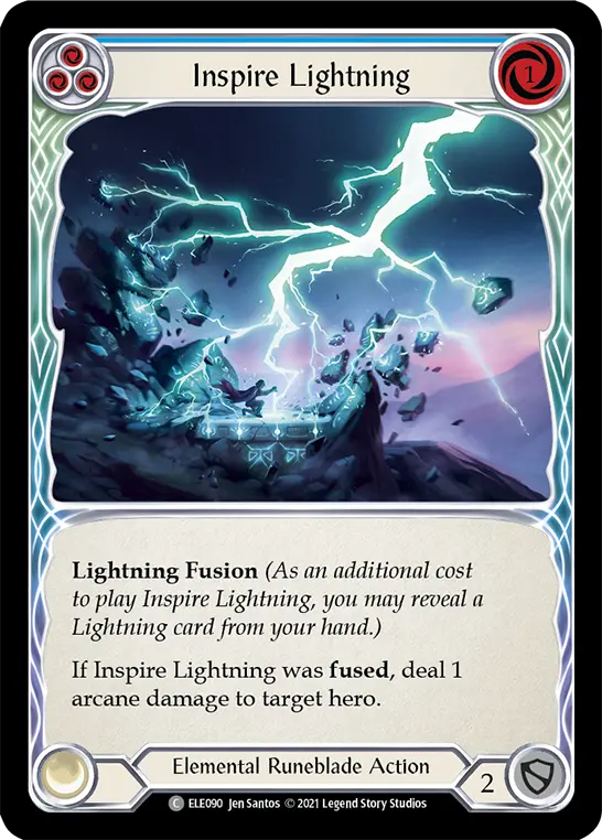 Inspire Lightning — Tales of Aria — Rainbow Foil