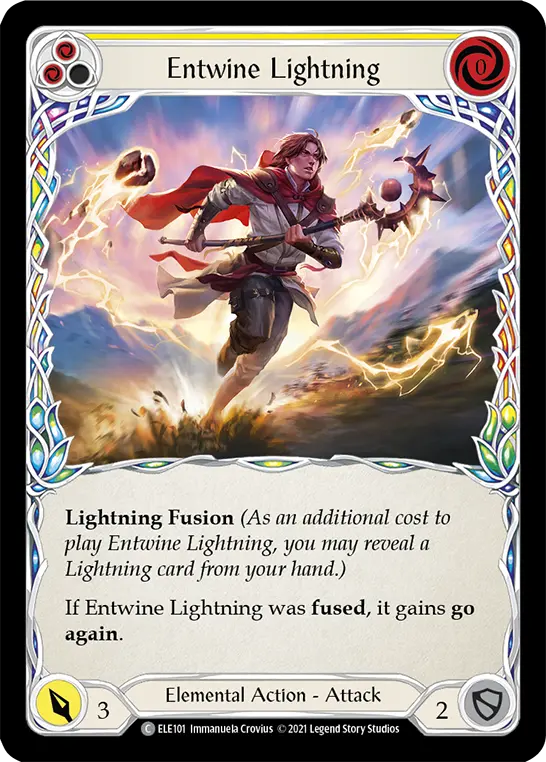 Entwine Lightning — Tales of Aria — Rainbow Foil