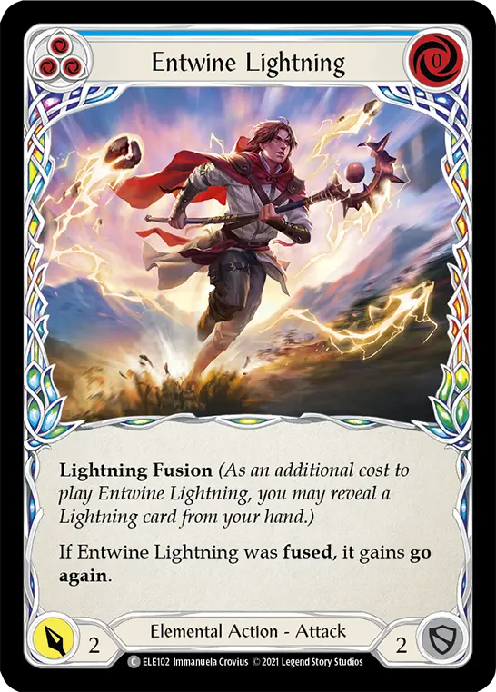 Entwine Lightning — Tales of Aria — Rainbow Foil