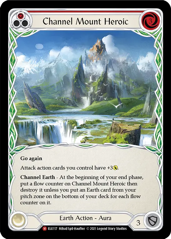 Channel Mount Heroic — Tales of Aria — Rainbow Foil