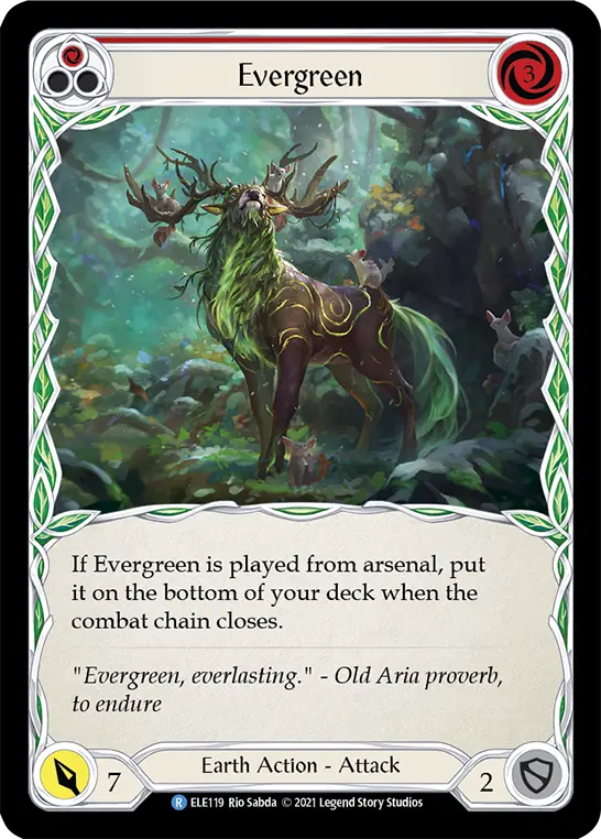 Evergreen — Tales of Aria — Rainbow Foil