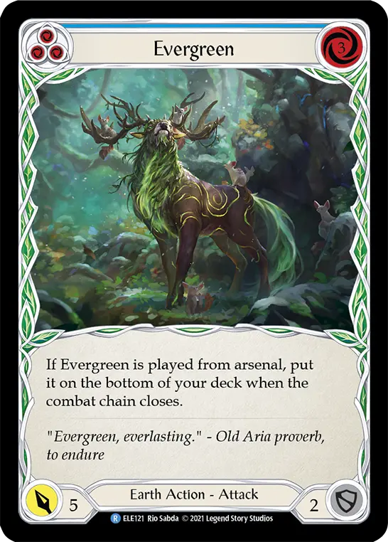 Evergreen — Tales of Aria — Rainbow Foil
