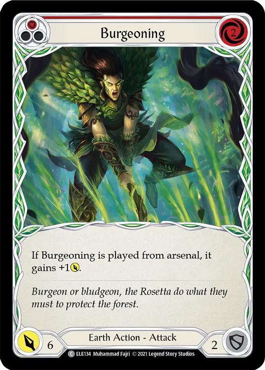 Burgeoning — Tales of Aria — Rainbow Foil