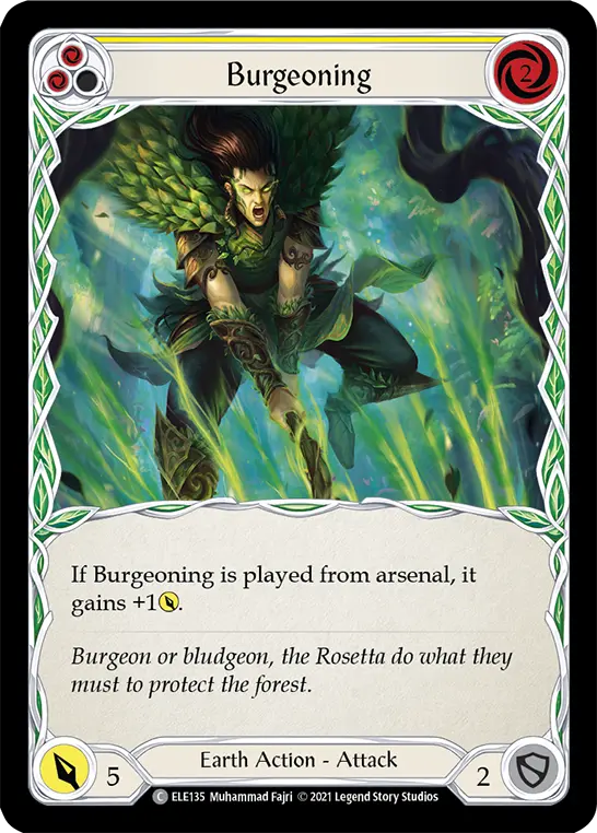 Burgeoning — Tales of Aria — Rainbow Foil