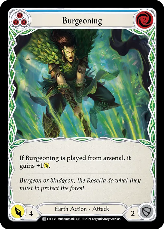 Burgeoning — Tales of Aria — Rainbow Foil