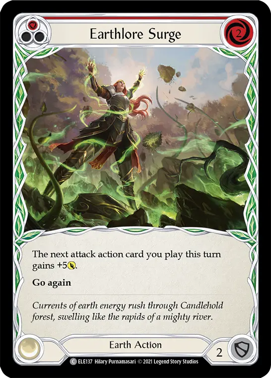 Earthlore Surge — Tales of Aria — Rainbow Foil