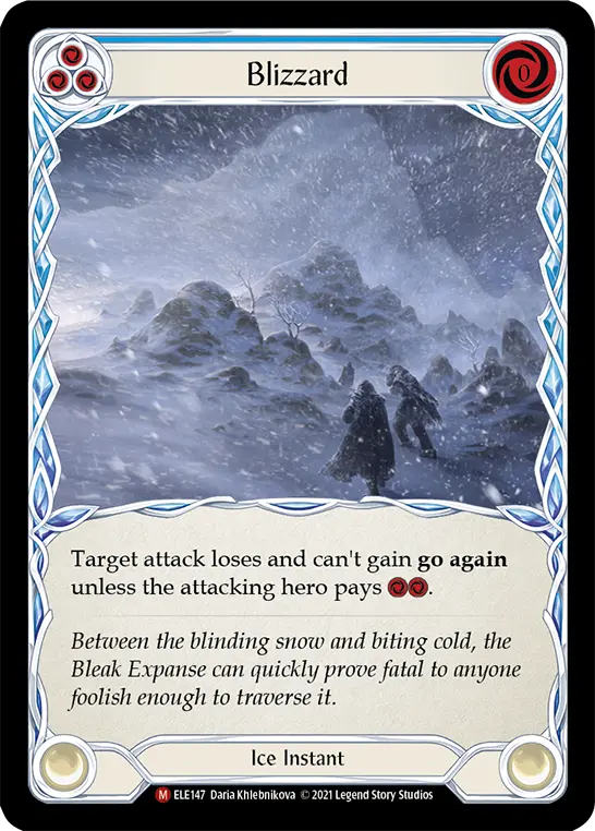 Blizzard — Tales of Aria — Rainbow Foil
