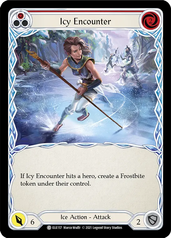 Icy Encounter — Tales of Aria — Rainbow Foil