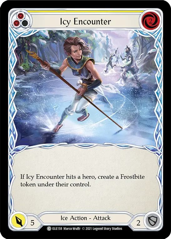Icy Encounter — Tales of Aria — Rainbow Foil