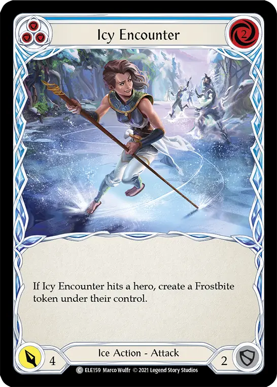 Icy Encounter — Tales of Aria — Rainbow Foil