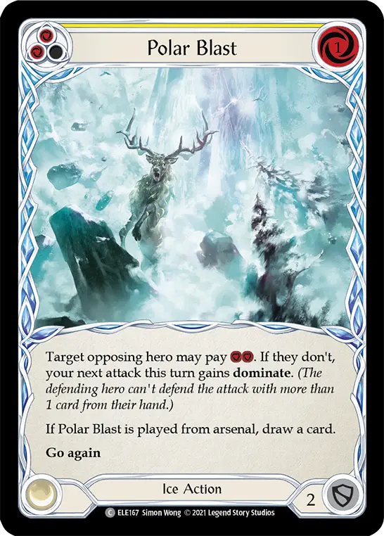 Polar Blast — Tales of Aria — Rainbow Foil