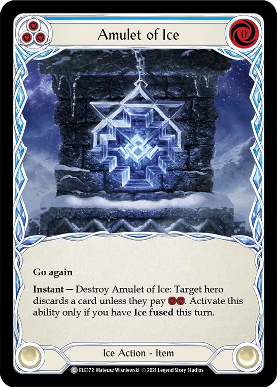 Amulet of Ice — Tales of Aria — Rainbow Foil