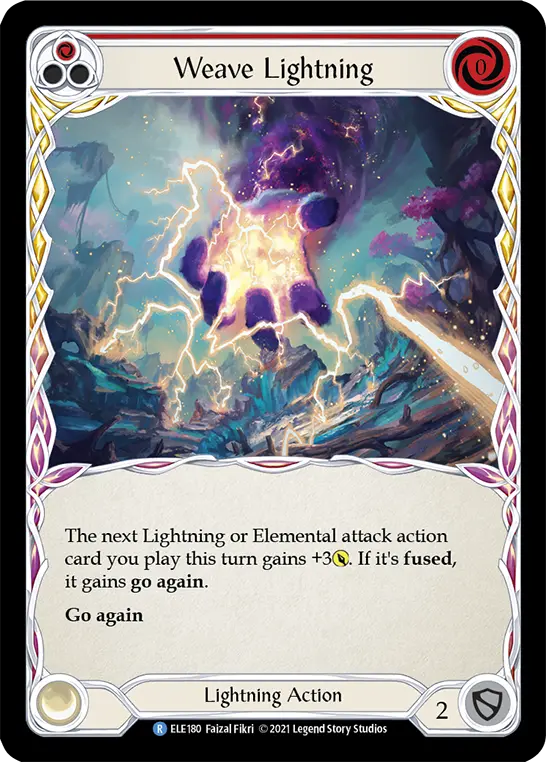 Weave Lightning — Tales of Aria — Rainbow Foil