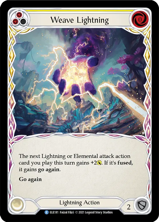 Weave Lightning — Tales of Aria — Rainbow Foil