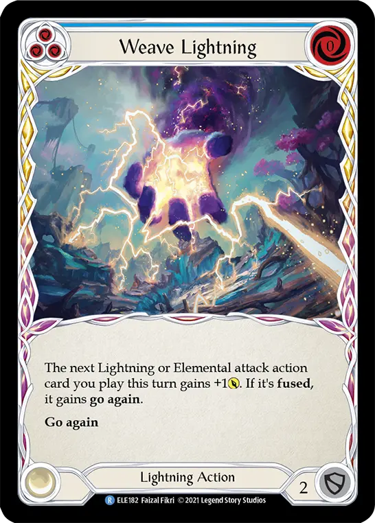 Weave Lightning — Tales of Aria — Rainbow Foil