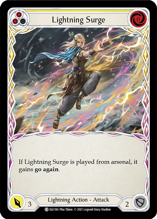 Lightning Surge — Tales of Aria — Rainbow Foil