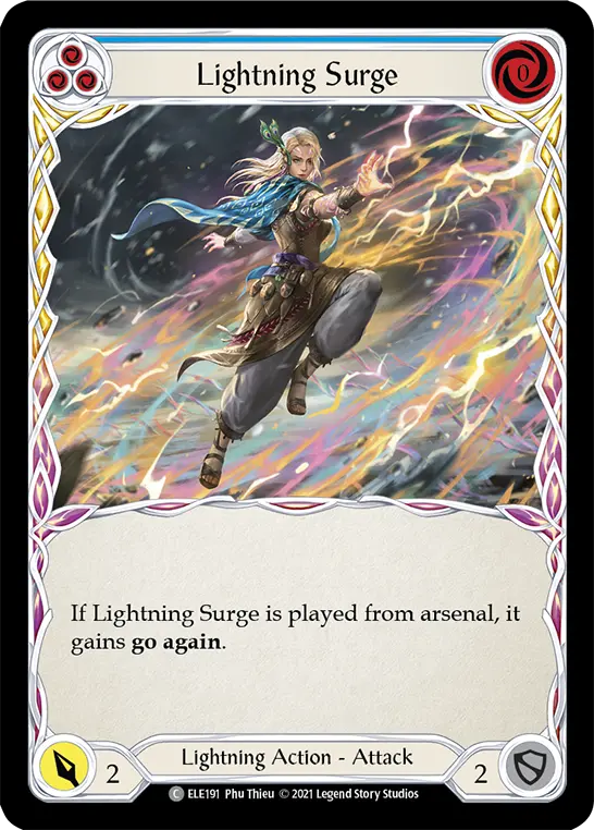 Lightning Surge — Tales of Aria — Rainbow Foil