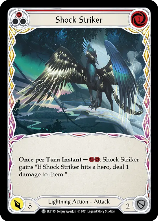 Shock Striker — Tales of Aria — Rainbow Foil