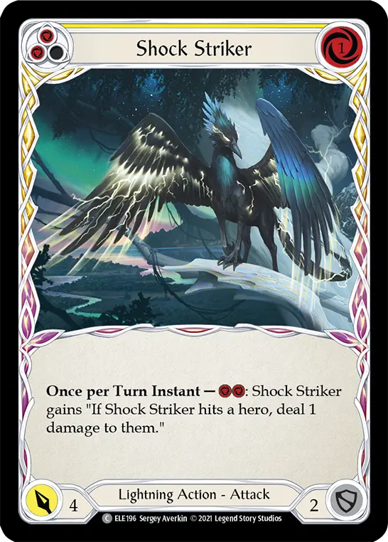 Shock Striker — Tales of Aria — Rainbow Foil