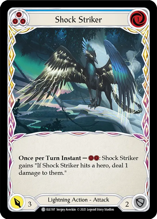Shock Striker — Tales of Aria — Rainbow Foil