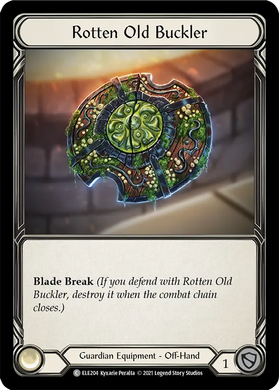 Rotten Old Buckler — Tales of Aria — Cold Foil