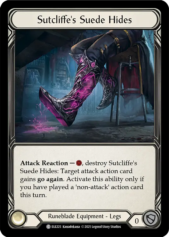 Sutcliffe's Suede Hides — Tales of Aria — Cold Foil