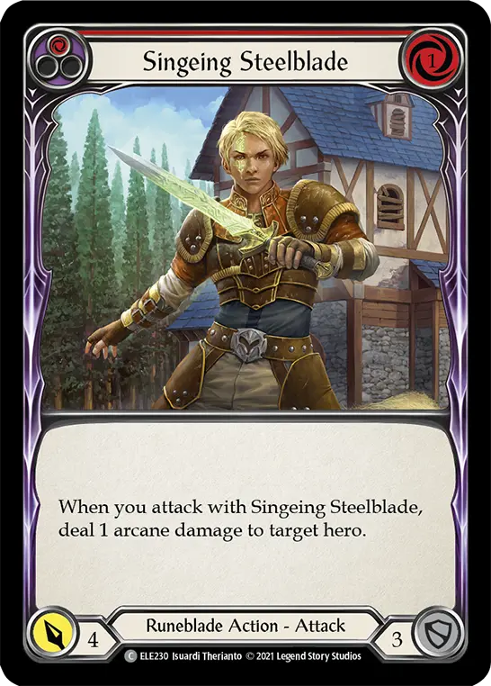 Singeing Steelblade — Tales of Aria — Rainbow Foil