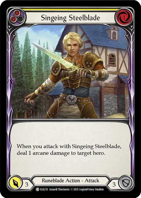 Singeing Steelblade — Tales of Aria — Rainbow Foil