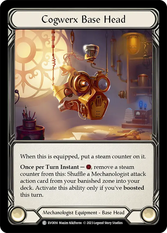 Cogwerx Base Head — Cold Foil