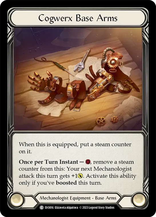 Cogwerx Base Arms — Cold Foil
